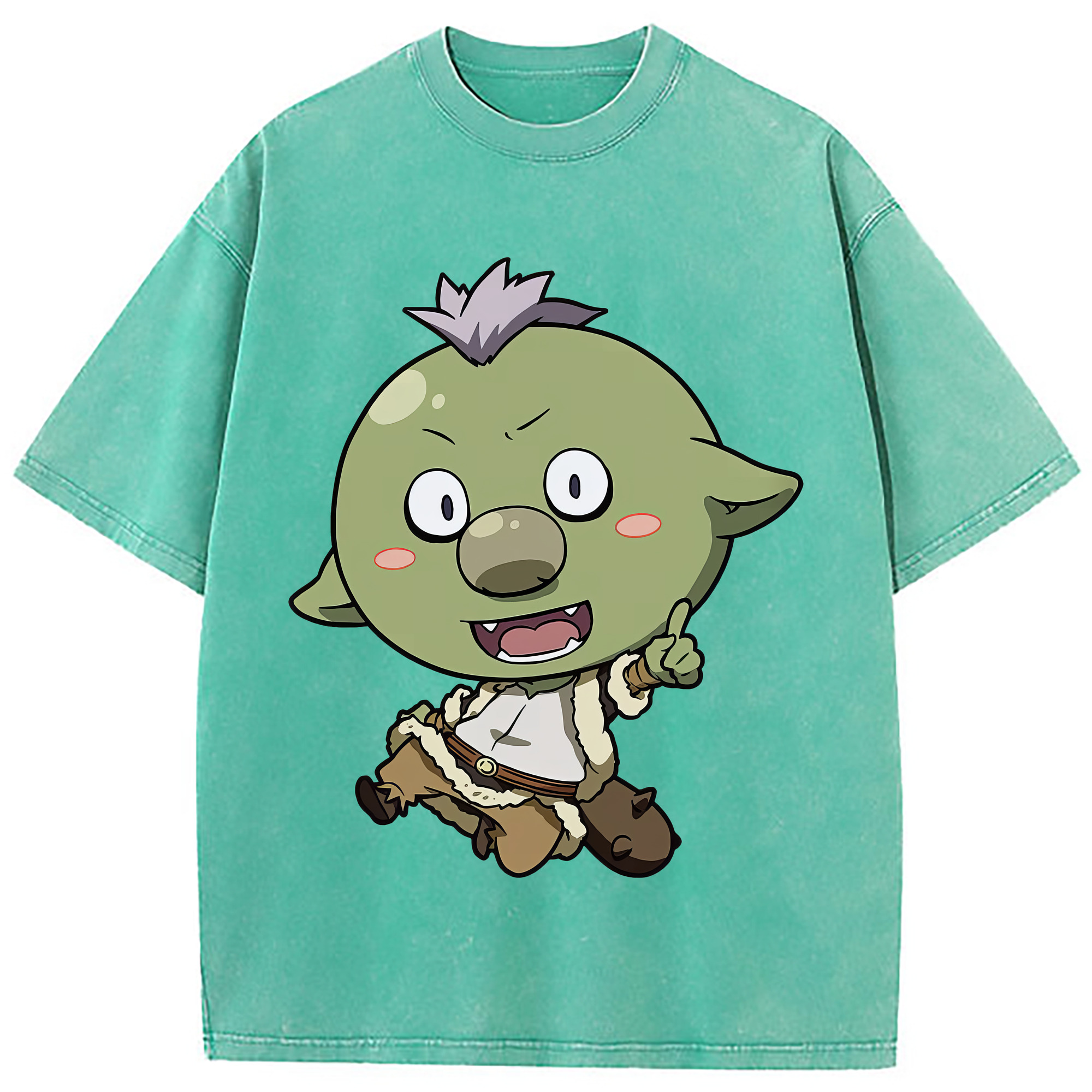 （画像用） 転スラ Regarding Reincarnated to Slime 綿100% ヴィンテージ風 半袖Tシャツ（フロントプリント）